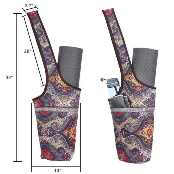 Pharamond Life Terra Grip Yoga Mat Plum and Tote - Picture 6 of 9